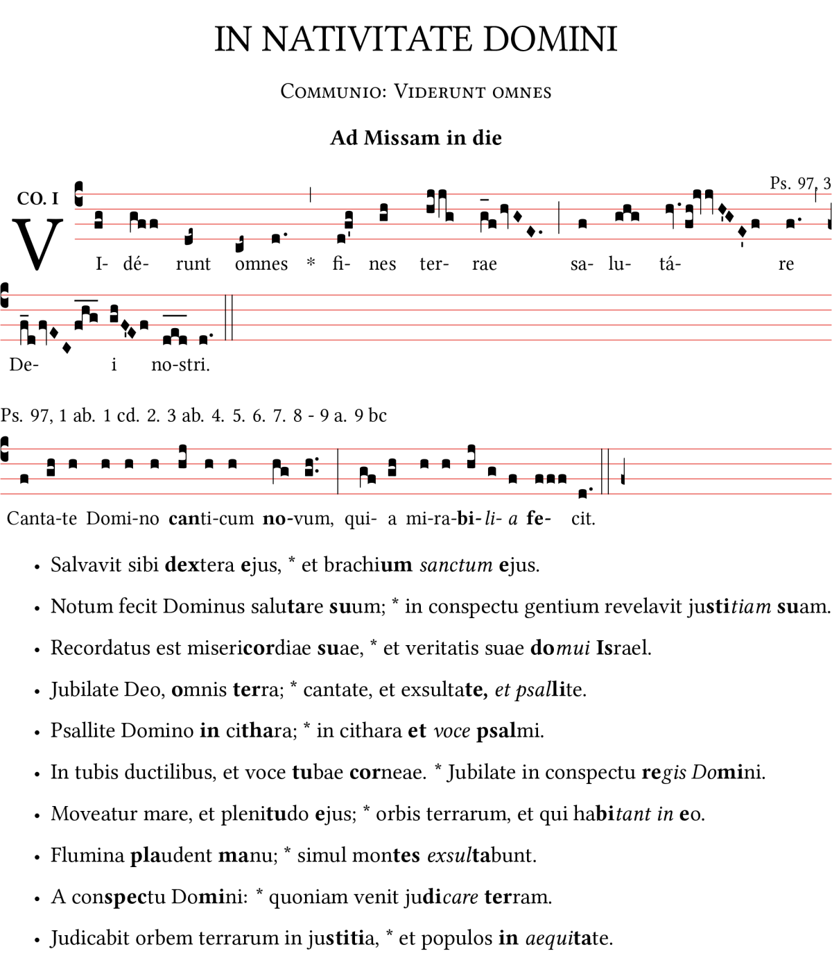 Viderunt omnes (Communio) - Gregorianum.org